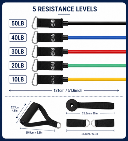 FlexForce 11-Piece Resistance Band System