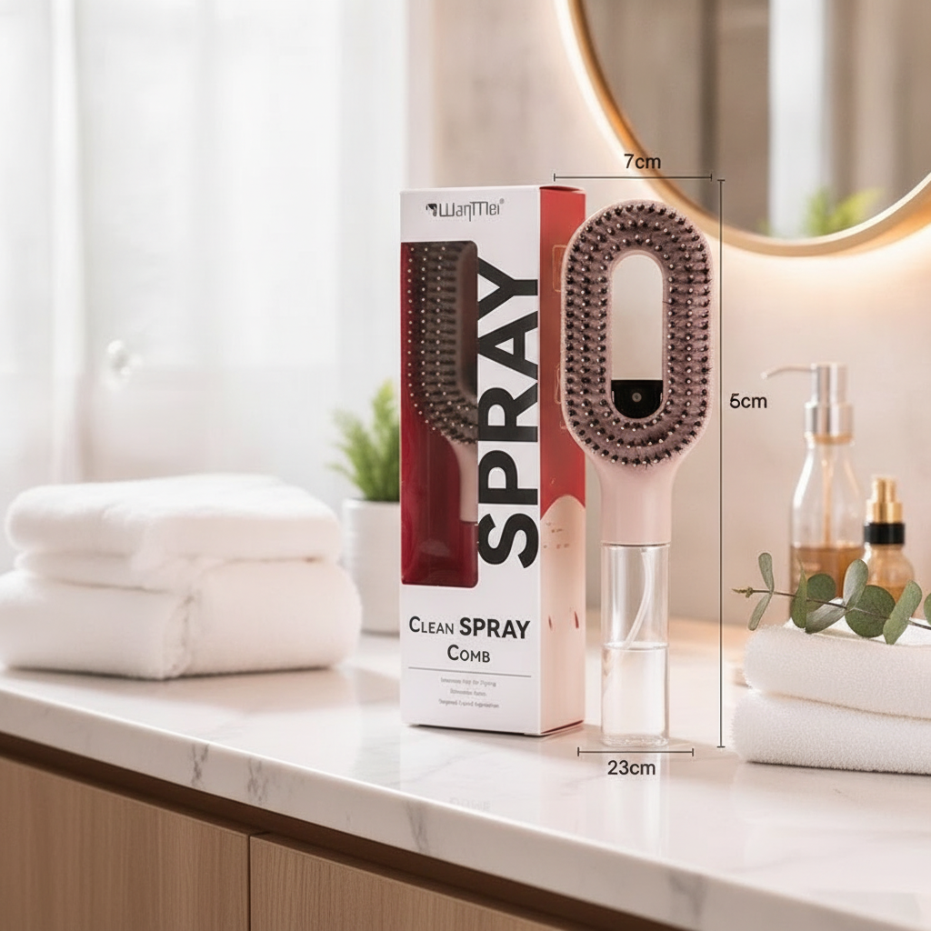 Magic Mist™ 2-in-1 Spray Hairbrush
